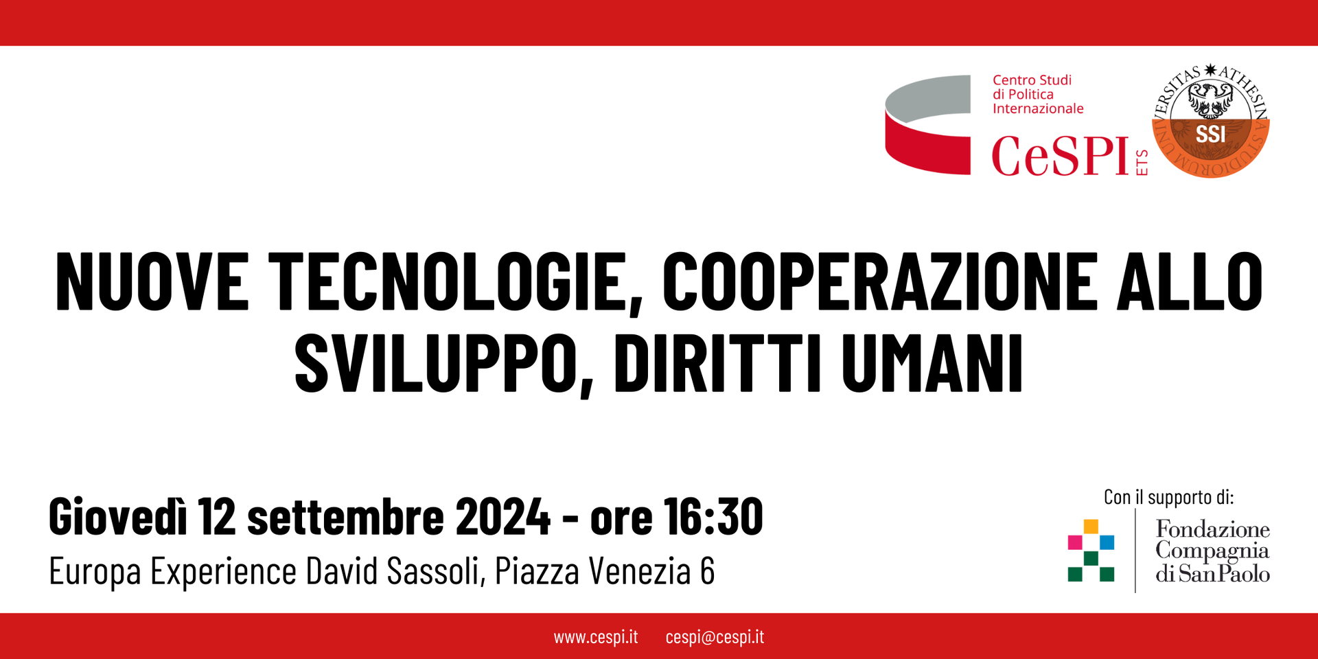 Nuove tecnologie, cooperazione allo sviluppo, diritti umani